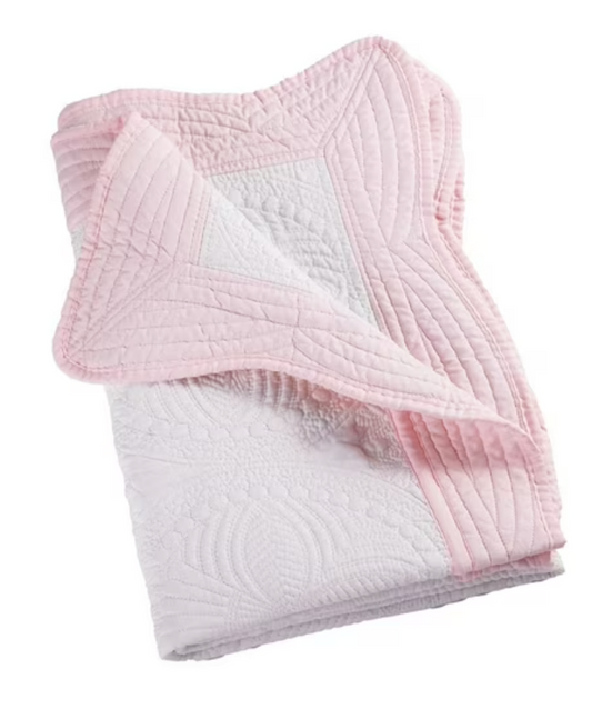 Personalized Embroidered Baby Blanket – Custom Monogram Keepsake