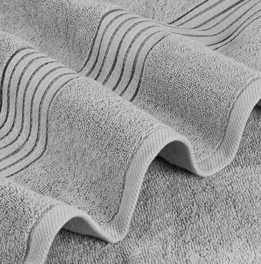 Embossed Monogram Hand Towels image 3