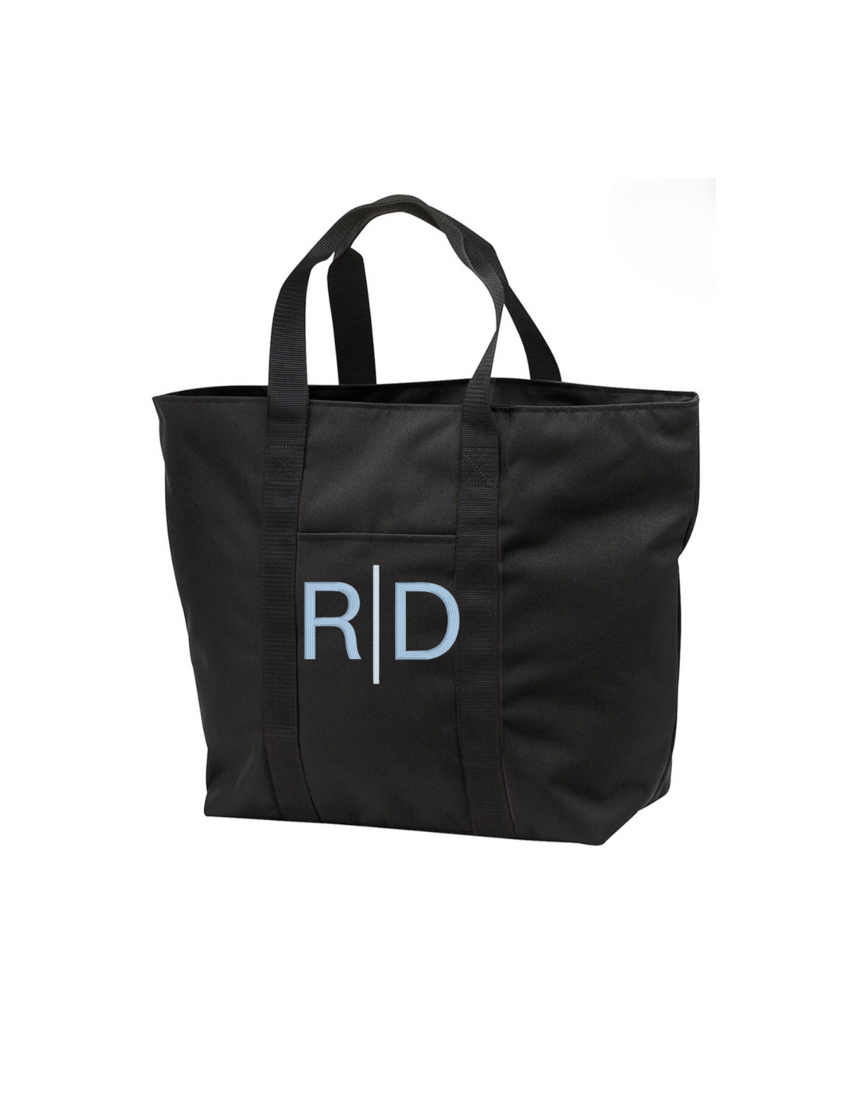 Monogrammed Large Zip Tote Bag image 3