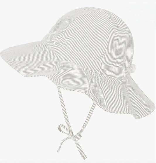 Monogramed Baby Sun Hat image 1