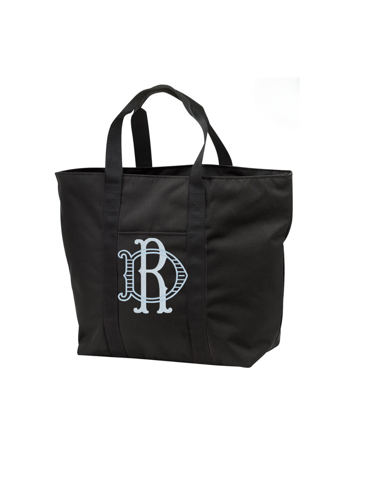 Monogrammed Large Zip Tote Bag image 2