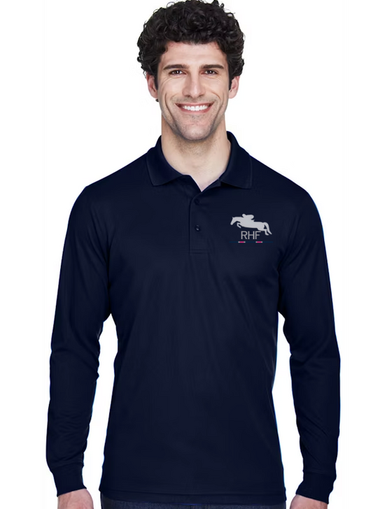 Royal Heaven Tech Long Sleeve Polo image 0