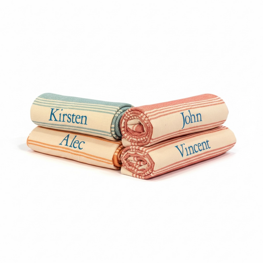 The Personalized Turkish Beach Towel