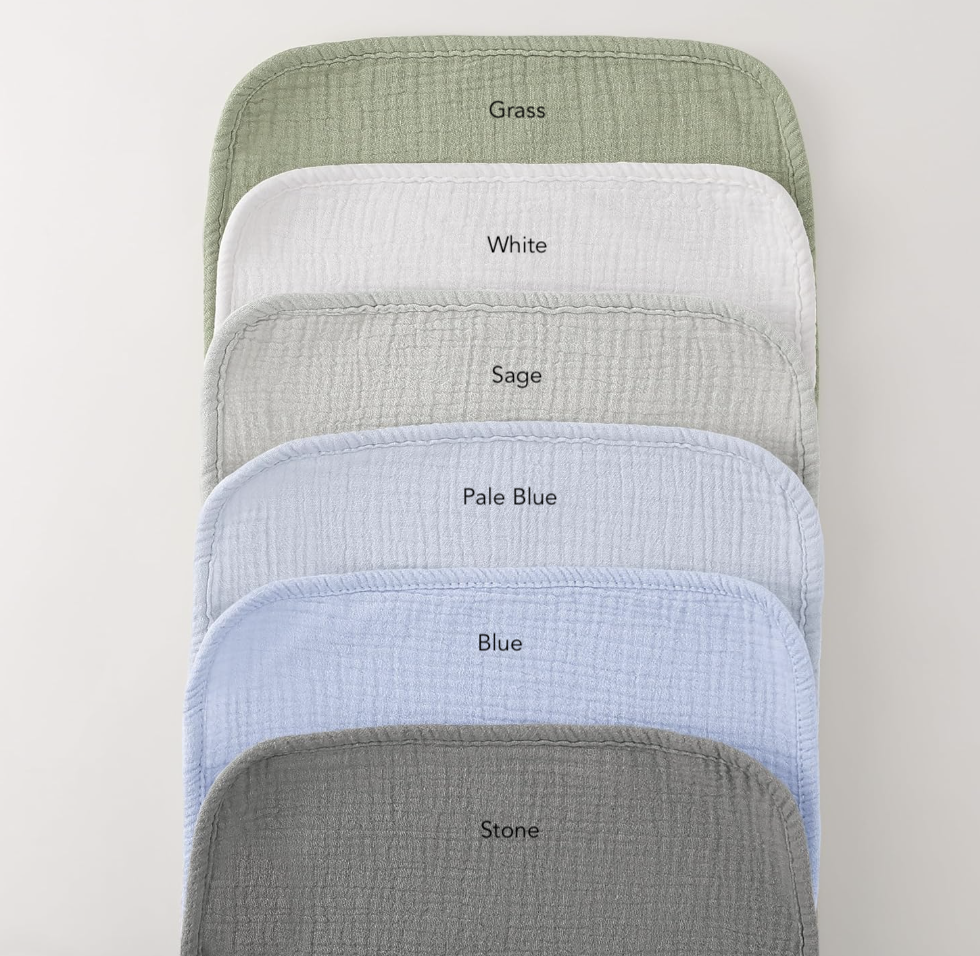 Personalized Embroidered Burp Cloth – Custom Baby Burpee Towel Gift