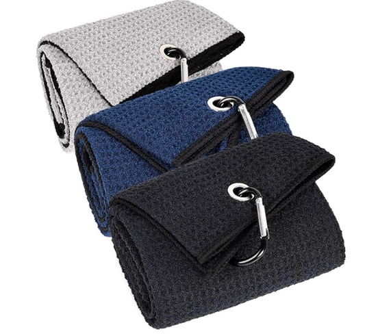 Grommeted Microfiber Monogramed Golf Towel