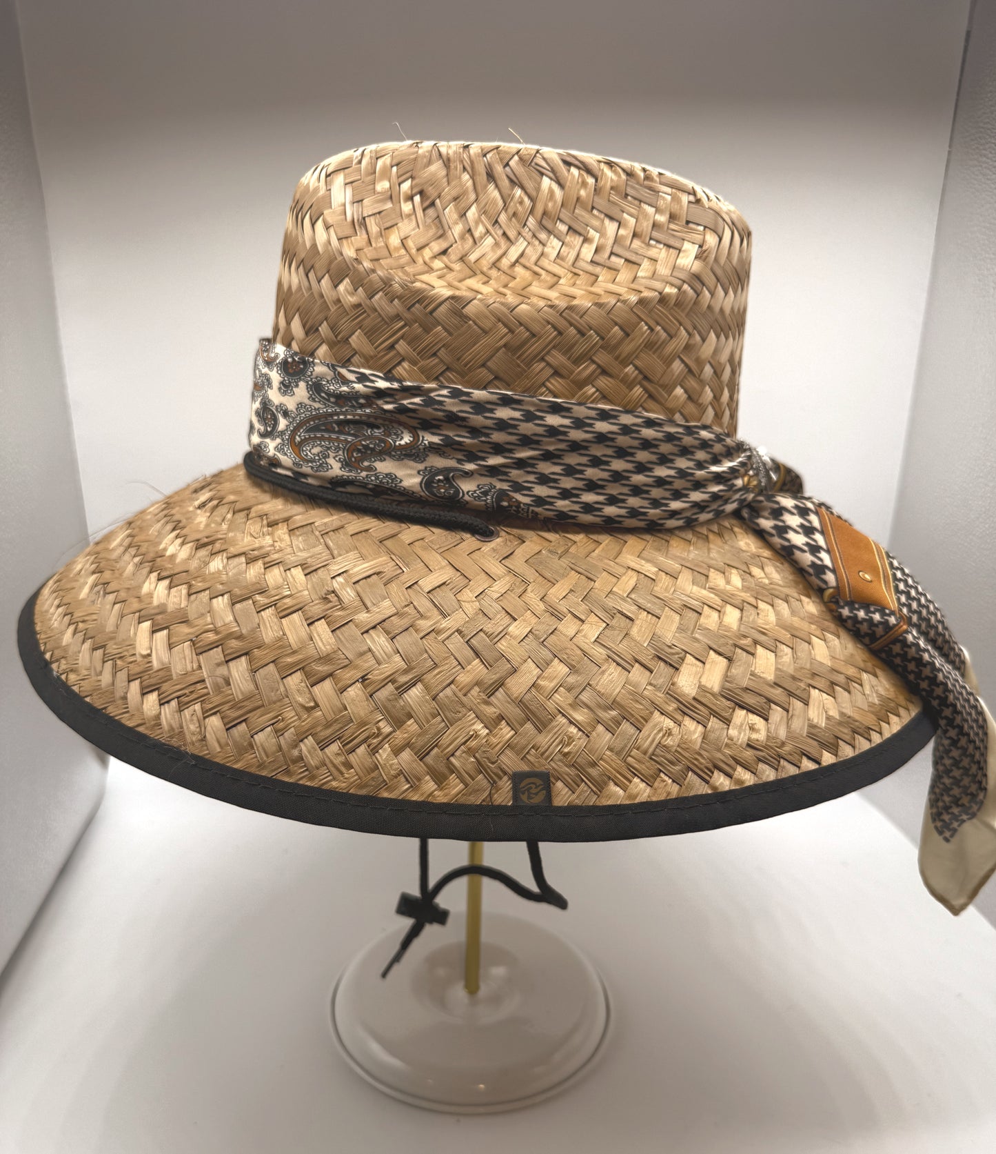 Houndstooth Equestrian Sun Hat image 1