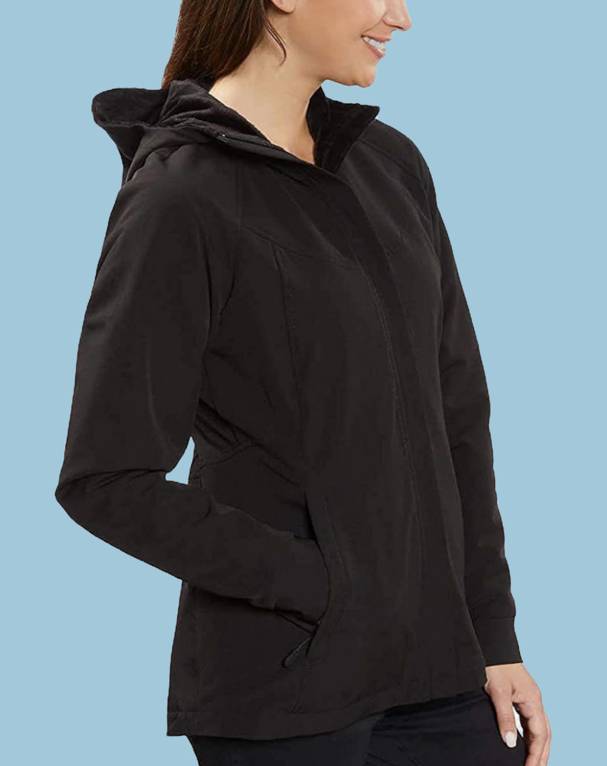 Mane Stream Woman's Soft Shell Jacket with Hood image 0