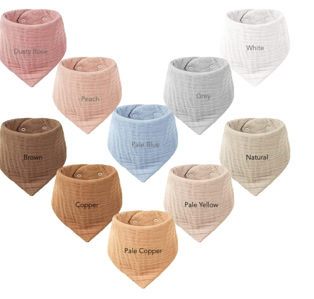 Embroidered Baby Bandana Bib image 9