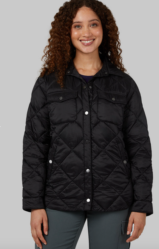 Woman's Lightweight Poly-Fill Shirt Jacket image 2